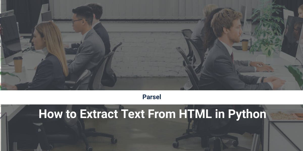 Parsel: Wie man in Python Text aus HTML extrahiert