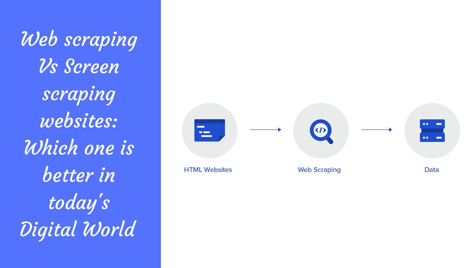Web-Scraping vs. Screen-Scraping von Websites: Was ist in der heutigen digitalen Welt besser?